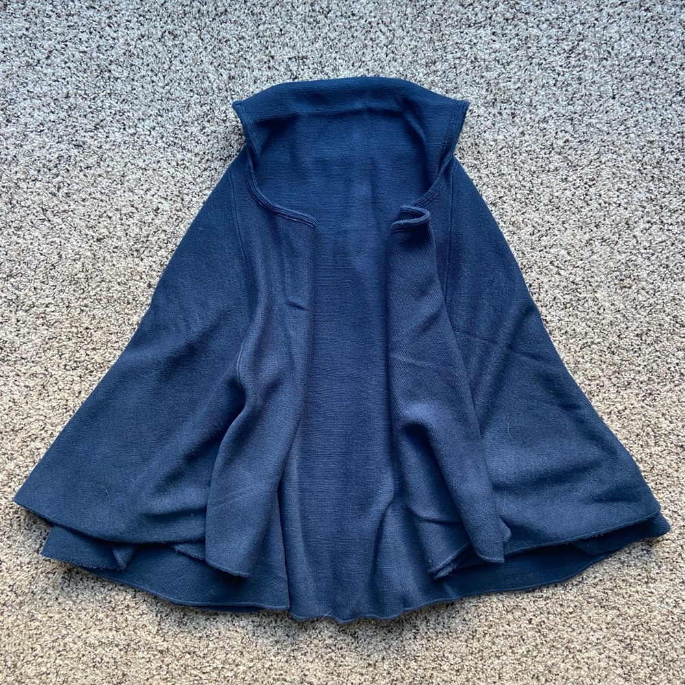 Women’s LOOK Navy Blue Shawl Vest